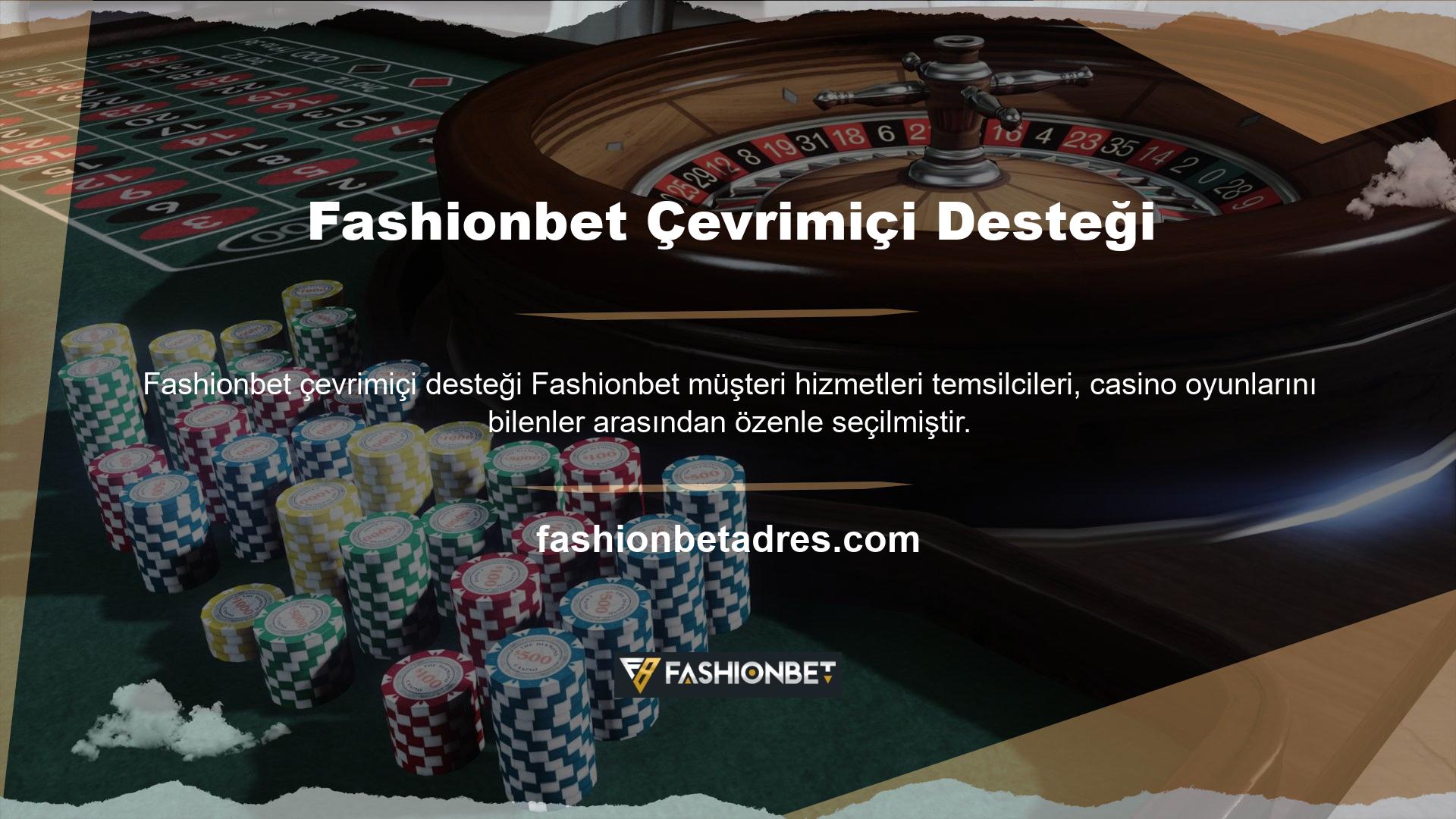 Fashionbet Çevrimiçi Desteği